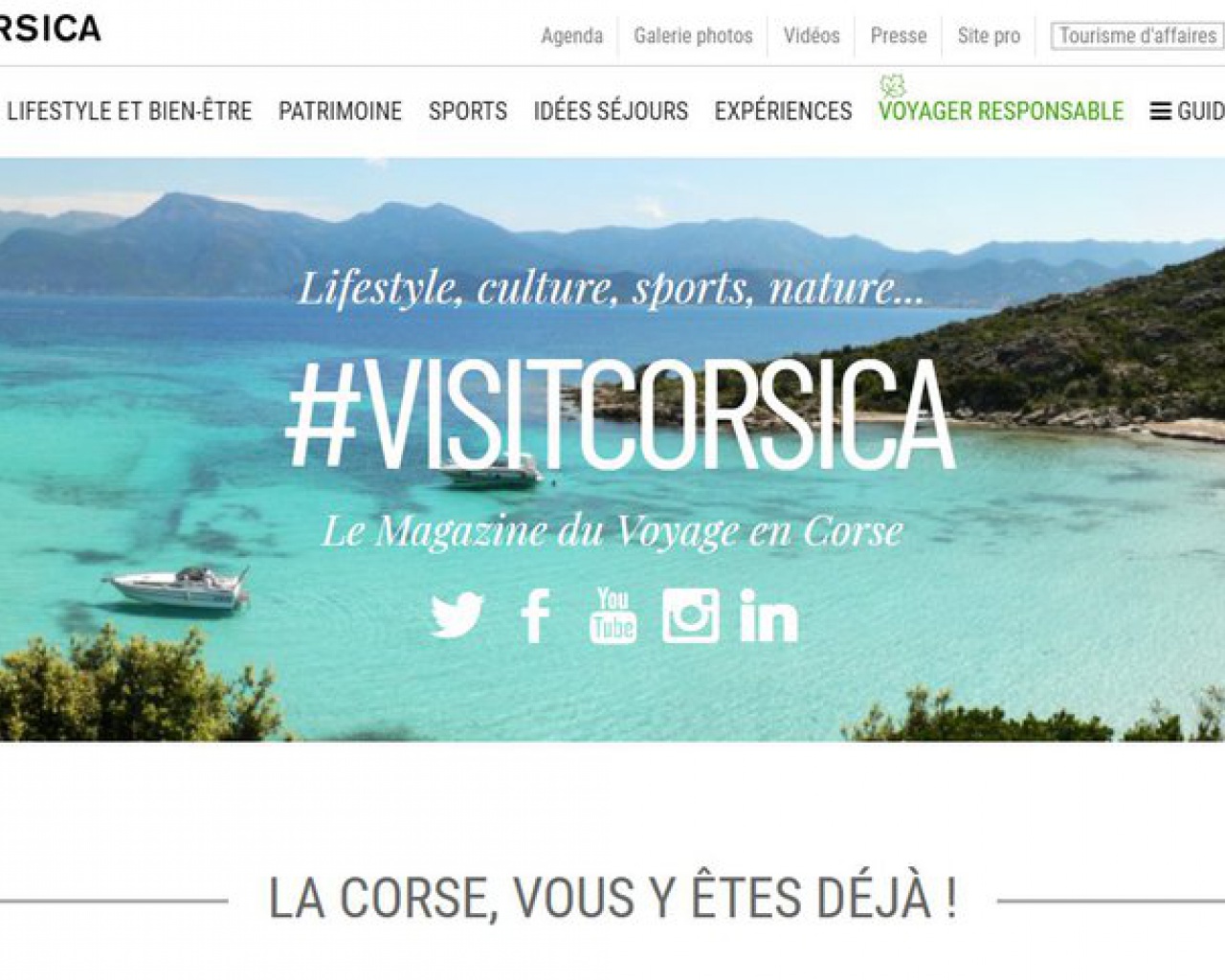 Tourism office in Corsica
