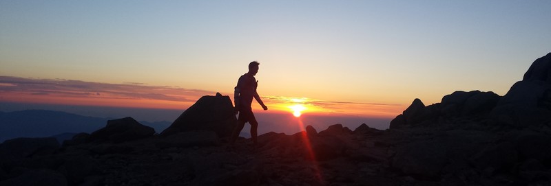 Trail running on the GR20