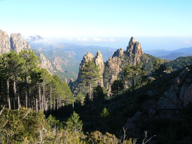 Classic hiking trails in Corsica