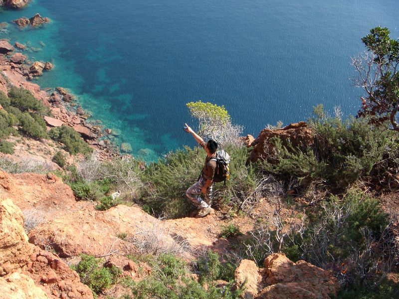 Hiking in Corsica in the spring