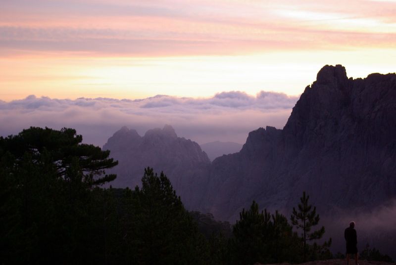 Hiking in Corsica in the spring