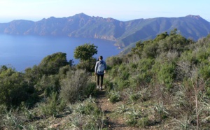 Hiking in Corsica in the spring