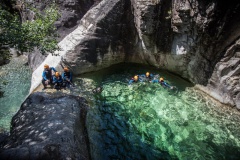 Canyoning Bocognano